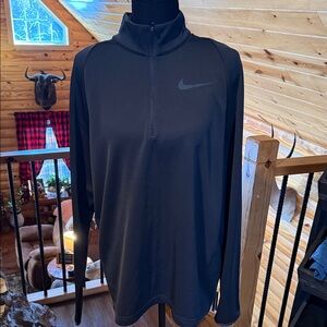Nike Dark Grey Half-Zip Pullover